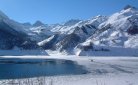 Tignes les Brévières Frozen Lake