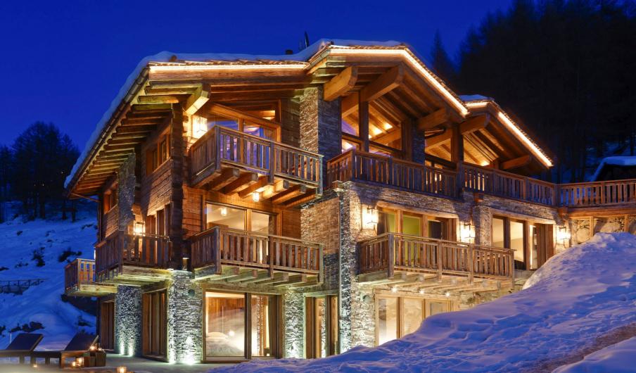 Luxury ski Chalet Les Anges in Zermatt, Switzerland