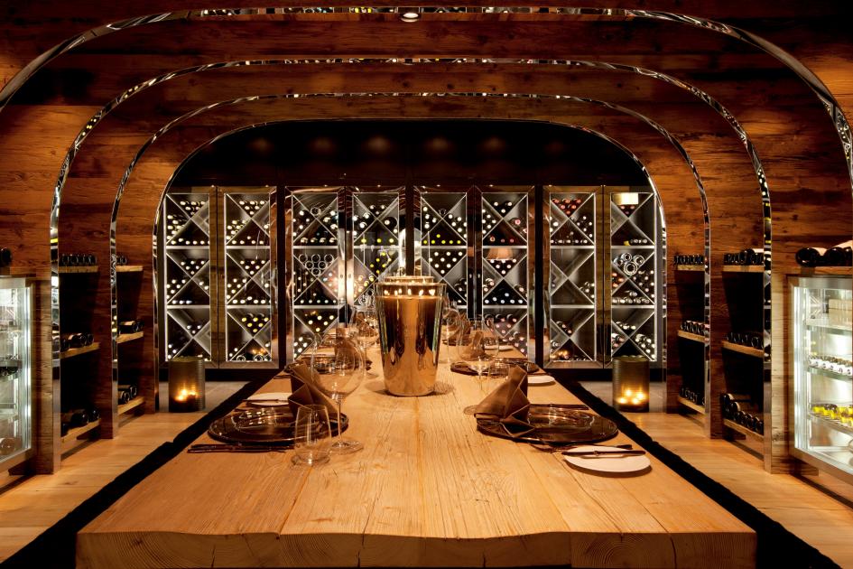 luxury chalet in Lech with a wine cellar, luxury catered ski chalets 