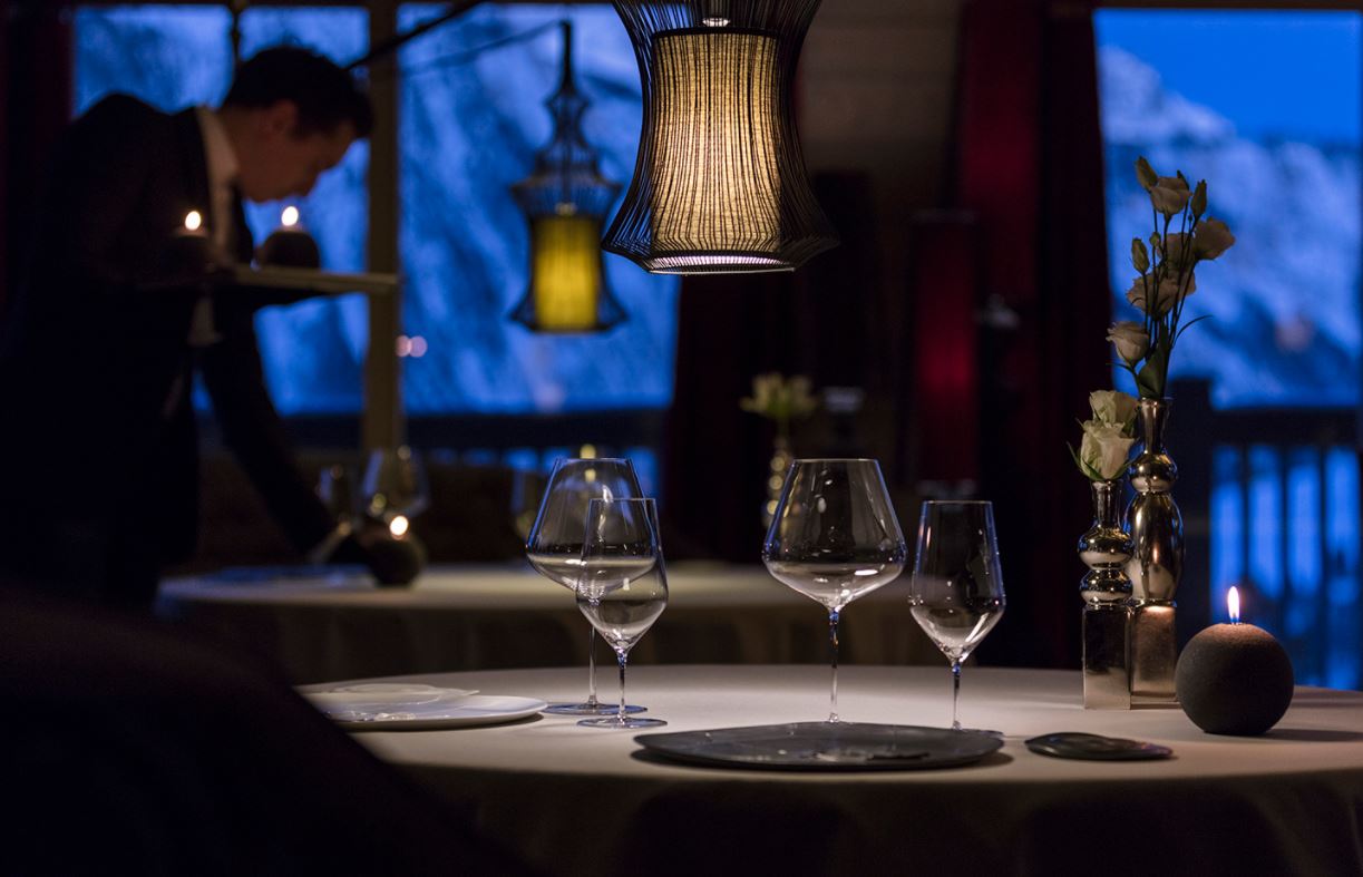 Le Kintessence, Courchevel 1850 gourmet dining Courchevel 1850, luxury restaurants in Courchevel, Michelin restaurants Courchevel 1850, Michelin restaurants 3 Valleys, dining in Courchevel
