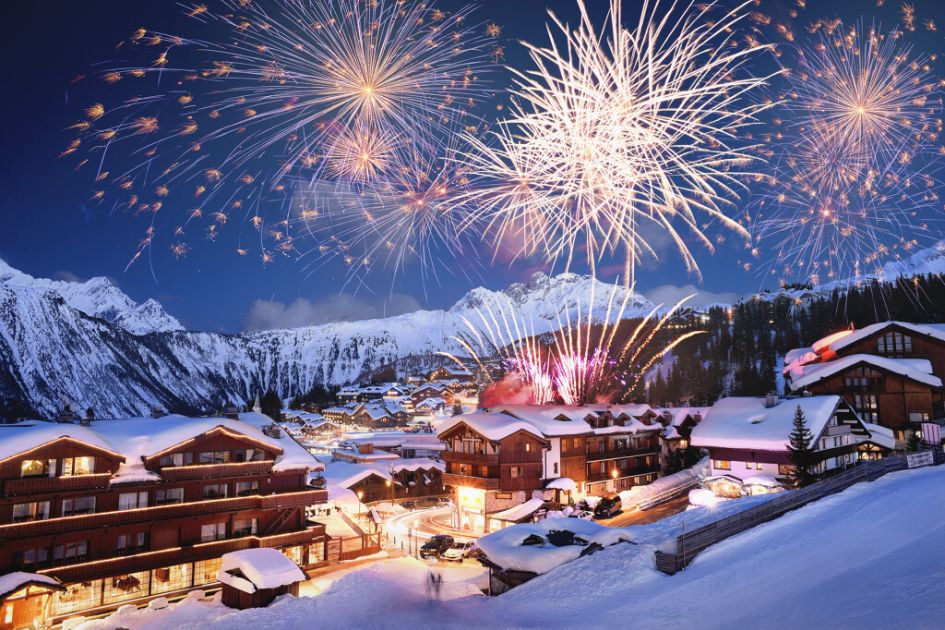 Courchevel at New Year