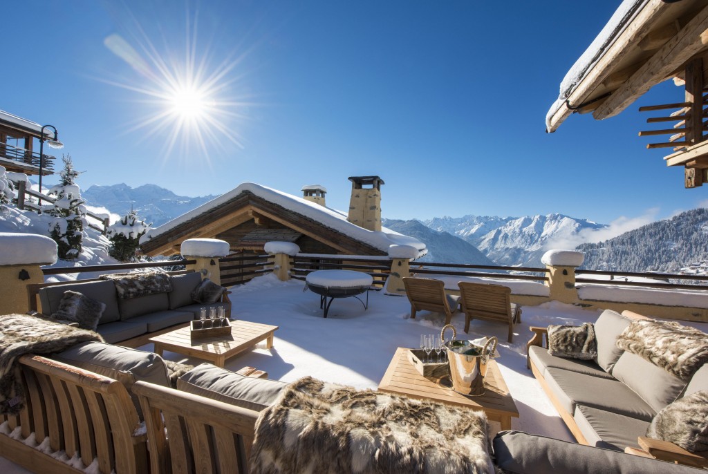 Luxury Chalet Chouqui Sun Terrace