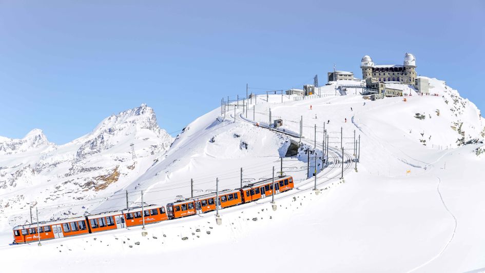 Gornergrat Bahn, one of the best things to do for non skiers in Zermatt.