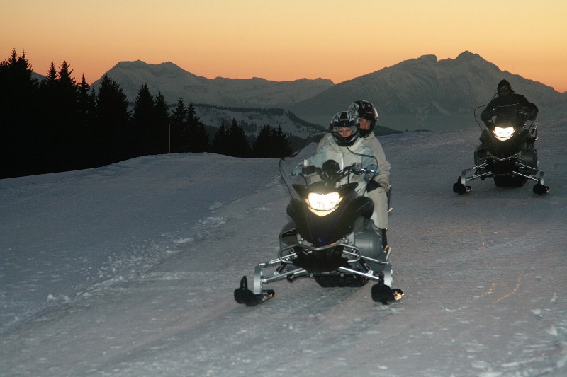snowmobiling