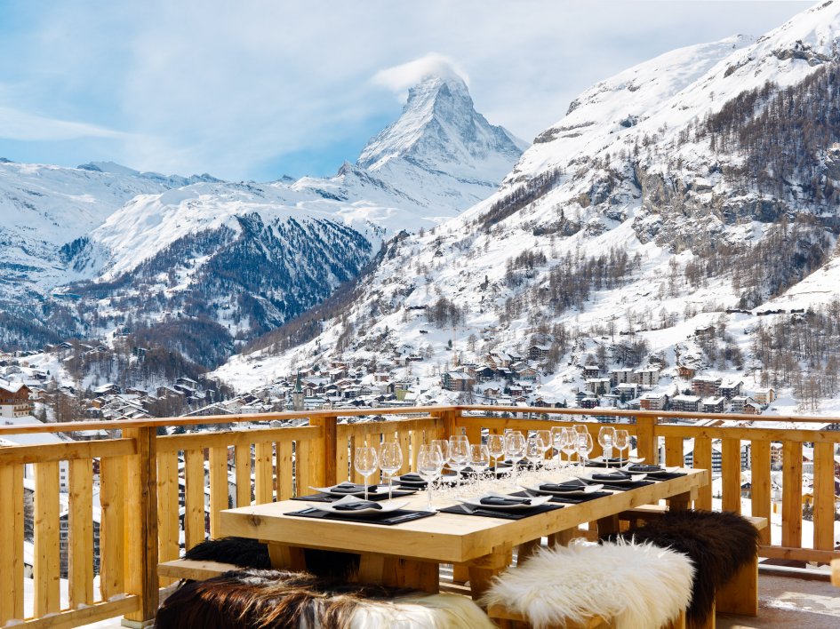 Chalet Les Anges Beautiful Terrace