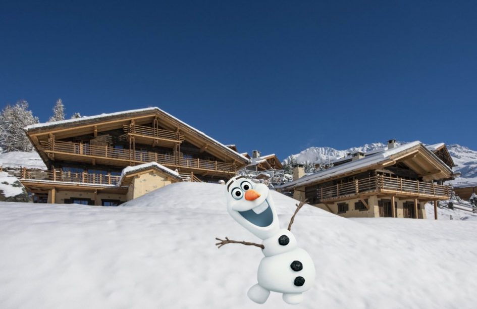 Chalet Chouqui, Verbier and "Olaf" © Disney