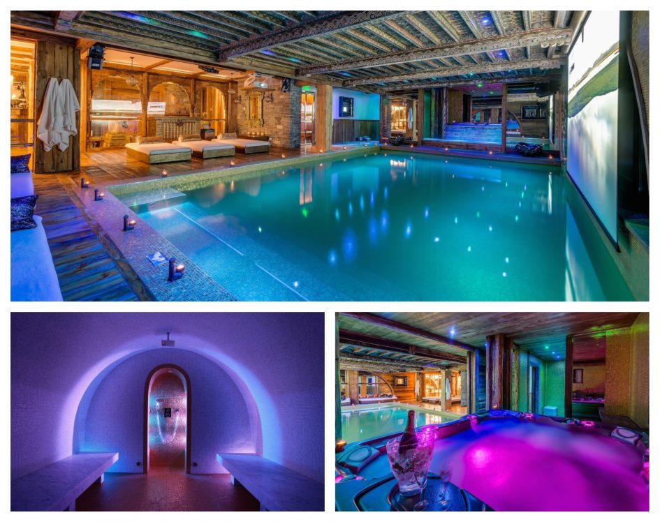 wellness chalets, chalet in Val d'Isere with a spa