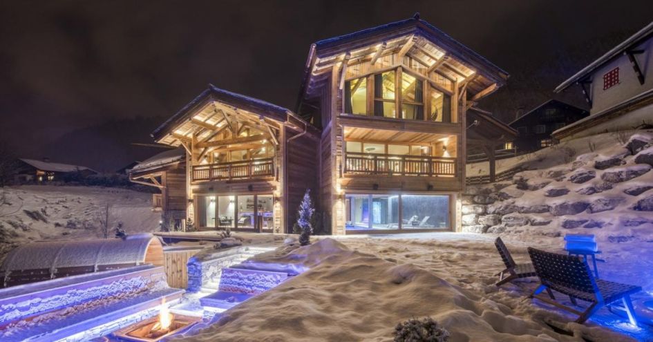 corporate ski holiday Morzine, large luxury chalet in Morzine