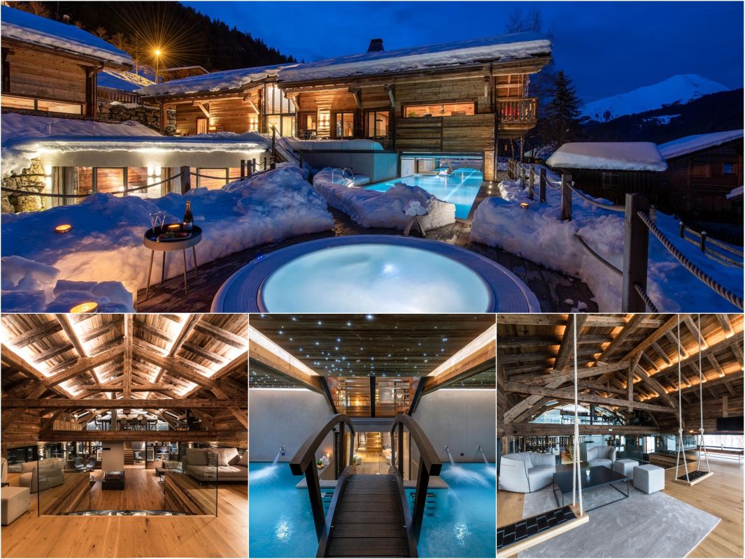 luxury chalet in Morzine, Morzine chalet with a pool