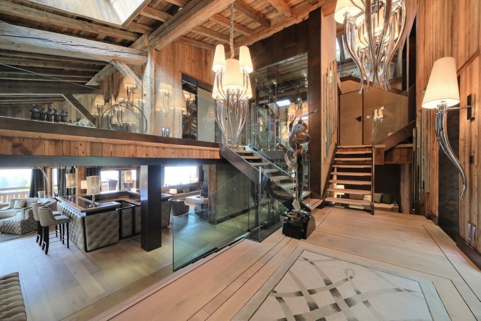 Chalet Sun Arbois, Megève a modern ski chalet in the Alps, modern ski chalet in Megeve