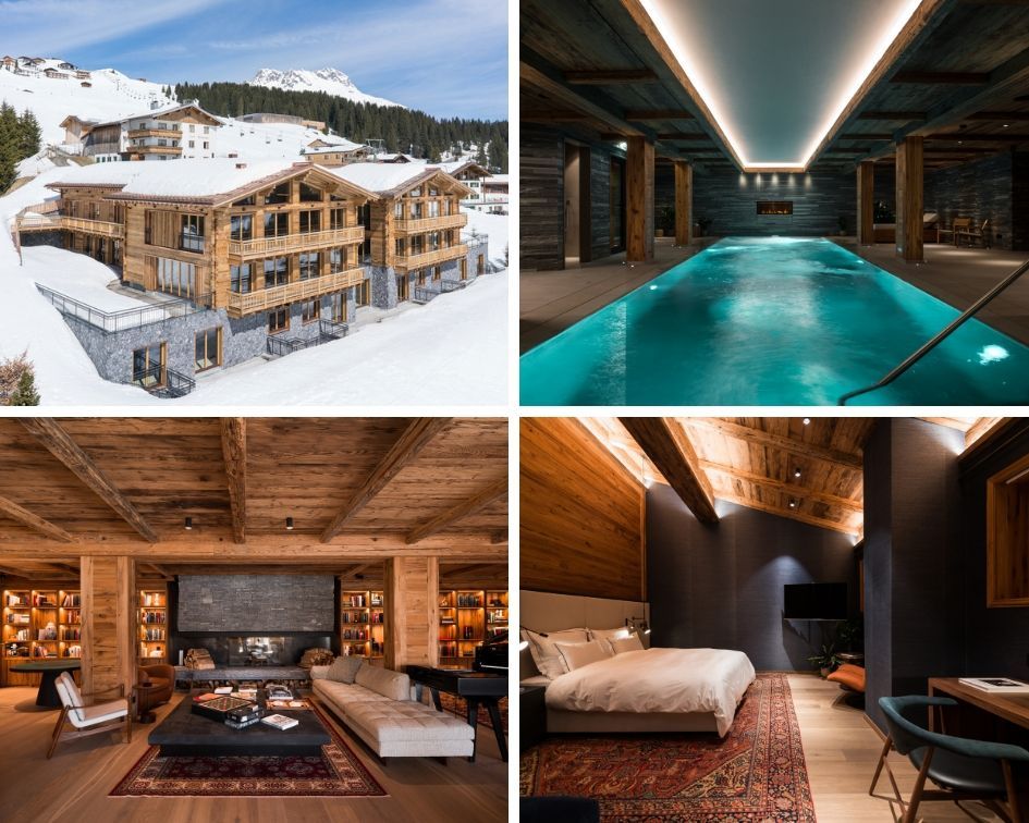 group ski chalet, large group ski chalet in Lech, corporate ski chalet in Lech