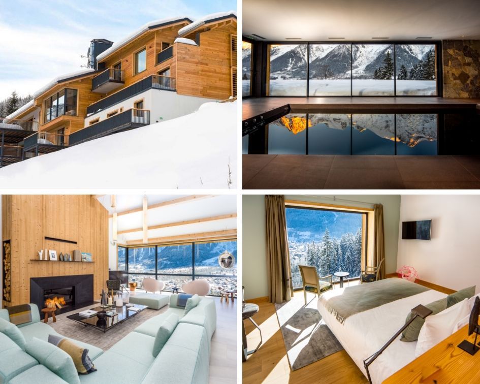 group ski trips, large ski chalet in Chamonix, Chamonix luxury chalet for big groups 