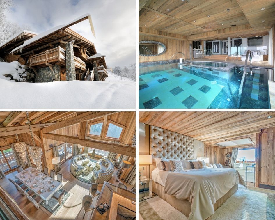 group ski holidays, Megeve luxury chalet for large groups, corporate ski chalet in Megeve