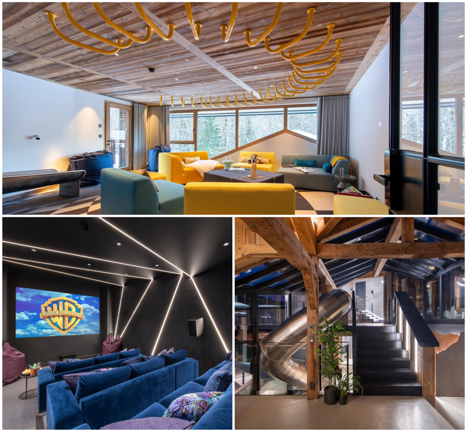 unique luxury design at luxury chalet in Morzine