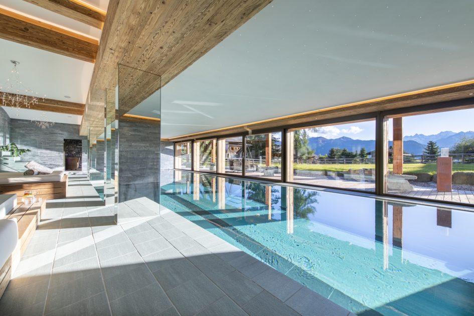 Chalet Marmottière, Verbier luxury chalet in Verbier with a swimming pool, best chalet in Verbier with a pool, best luxury chalets in the Alps with a swimming pool