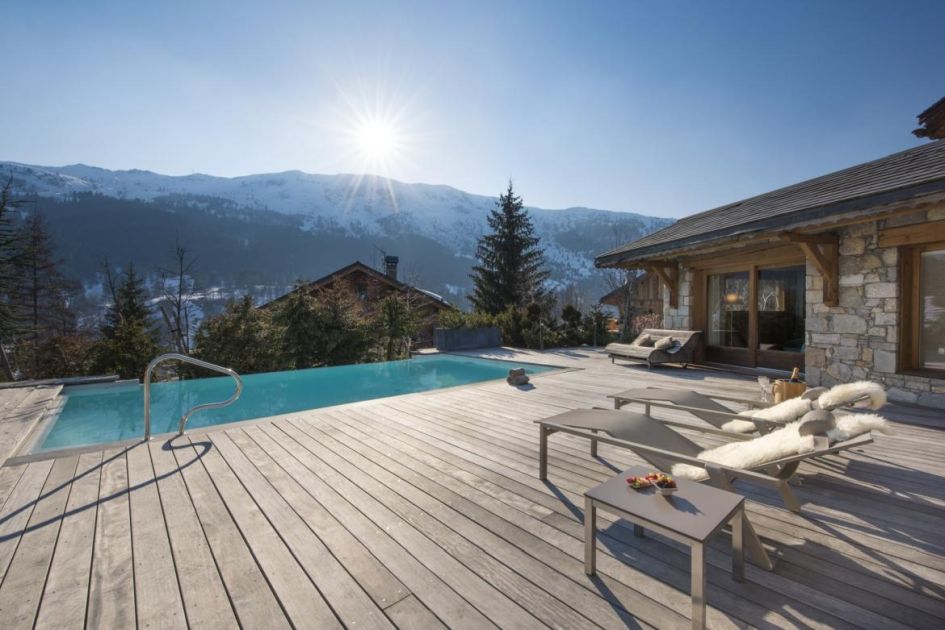 luxury ski chalet Meribel, ski chalets in Meribel, Meribel ski chalets, best ski chalets in Meribel, Meribel chalet with a pool