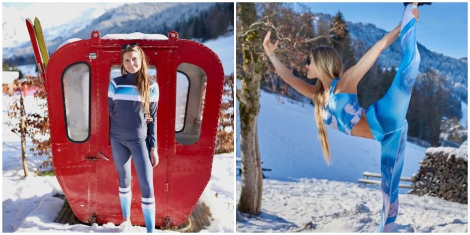 ski yoga, yoga in the alps, ski holiday 