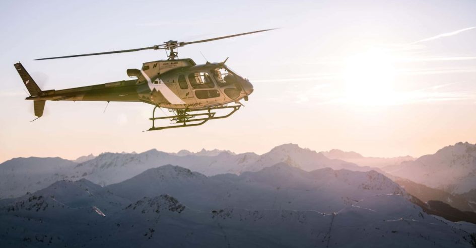 Mont Blanc Helicopter Transfer, heli transfer in the Alps