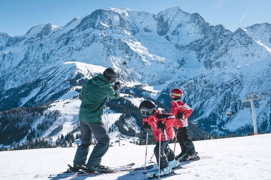 Chamonix, children, family, winter