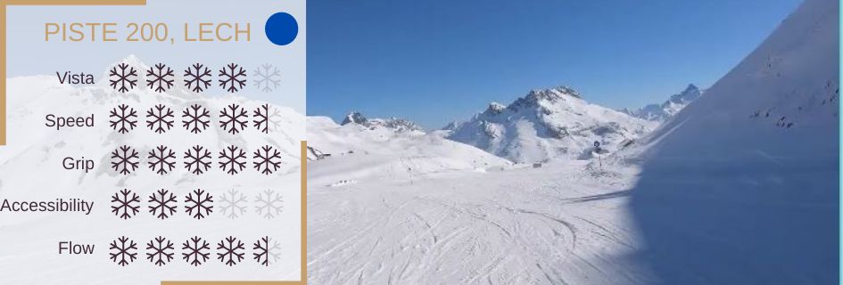 most pristine pistes, best pistes in the alps, best skiing in Lech, best skiing in Austria, Lech blue run