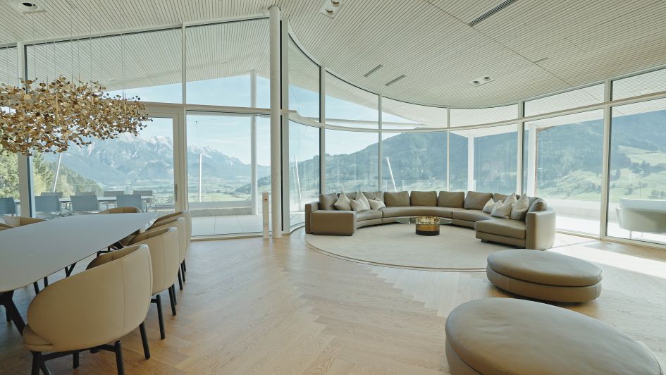 View from the living room at luxury chalet in Austria, Julisam